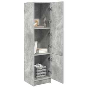 Vysoký bufet Betonově šedá 31.5 x 32 x 122.5 cm - obrázek 3