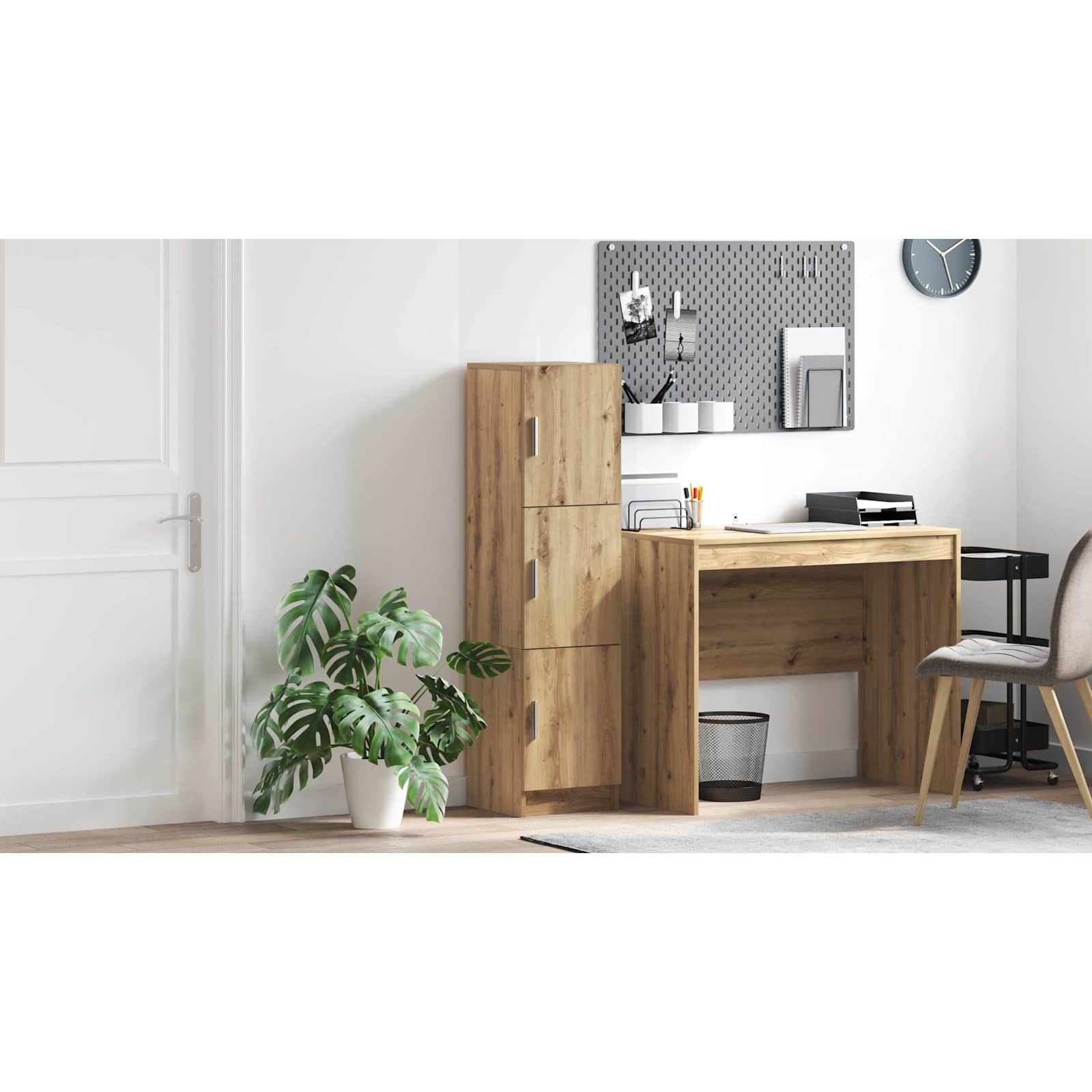 vidaXL Highboard Artisan-Eiche 31,5 x 32 x 122,5 cm – Bild 10