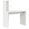 vidaXL Laud Valge 102 x 50 x 124 cm Tehispuit