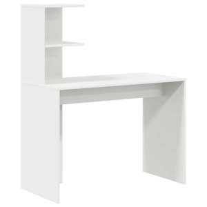 vidaXL Laud Valge 102 x 50 x 124 cm Tehispuit
