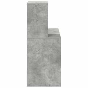 Stůl s policí Betonově šedá 102 x 50 x 124 cm kompozitní dřevo - obrázek 6
