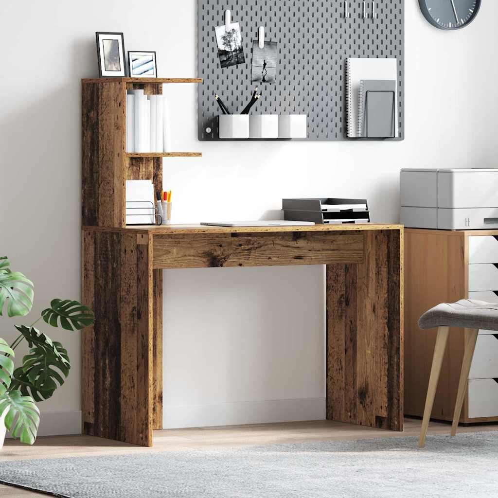 Bureau d'écriture en vieux bois Vieux bois Bois Moyen Minimaliste