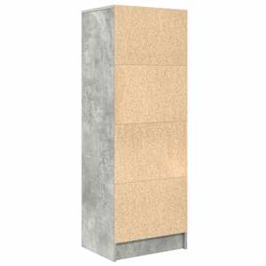 Vysoký bufet se zásuvkou Betonově šedá 45,5 x 34 x 127 cm - obrázek 8