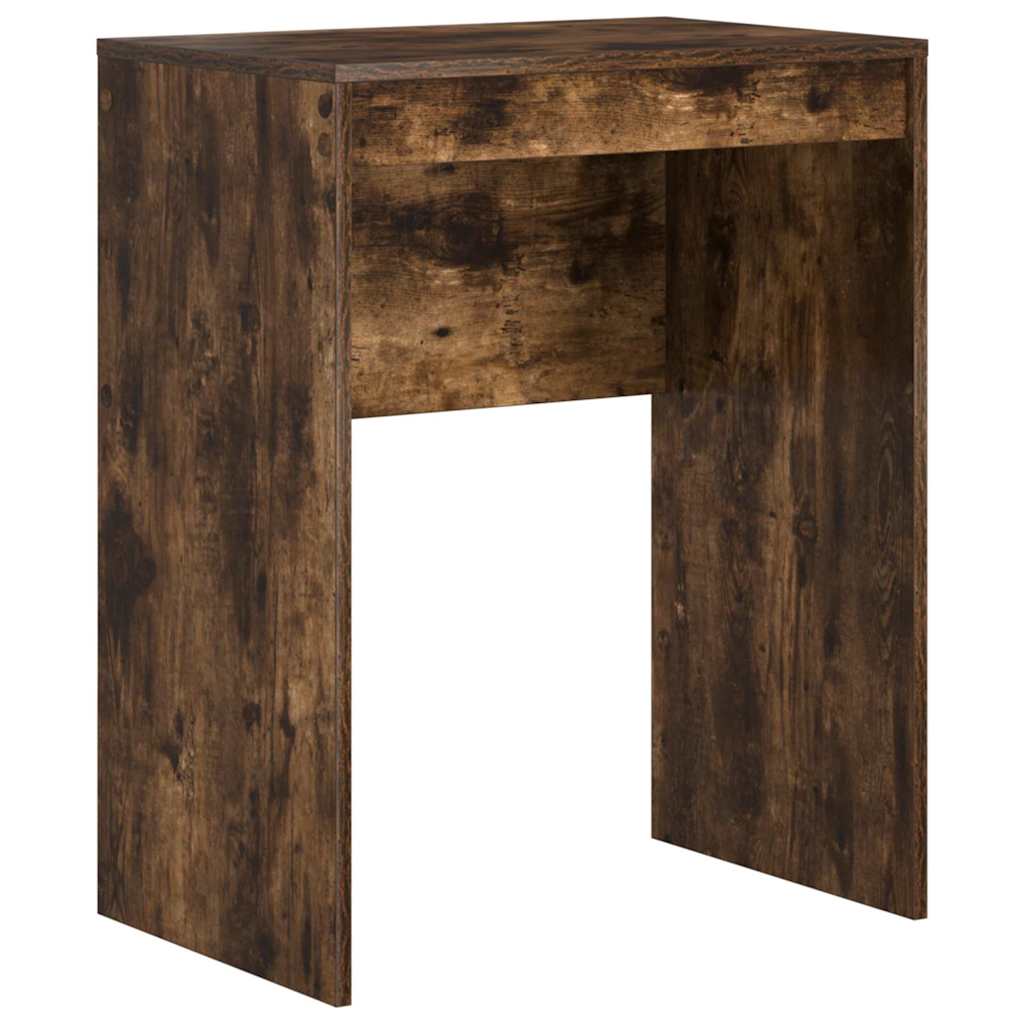 vidaXL Íróasztal Füstölt tölgy Szerelt fa 60 x 40 x 76 cm Tartós