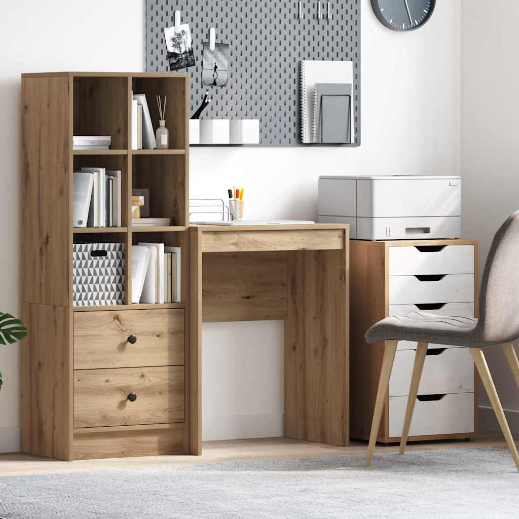 Bureau d'écriture Chêne Bois d'ingénierie 60 x 40 x 76 cm Épuré