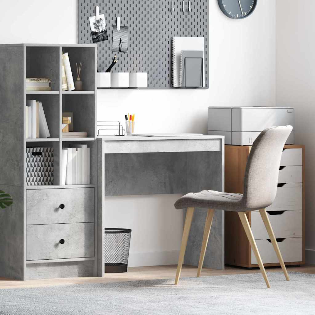 Bureau d'écriture moderne Gris béton