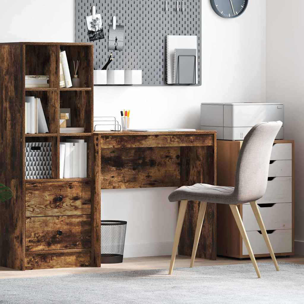 Bureau d'écriture Chêne fumé Bois d'ingénierie Compact