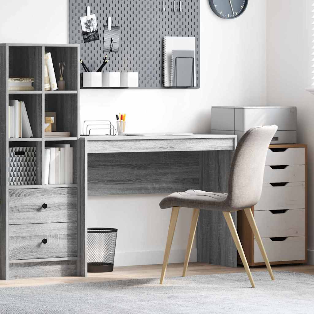 Bureau ordi Gris sonoma MDF 100 x 40 x 76 cm Simple Bureau ordi