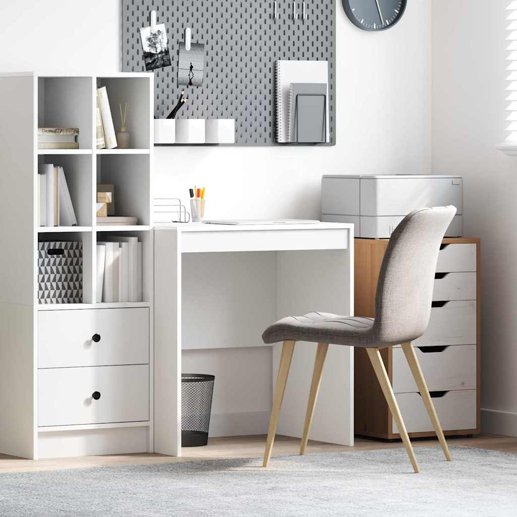 Bureau d'écriture Blanc Bois d'ingénierie 70 x 50 x 76 cm