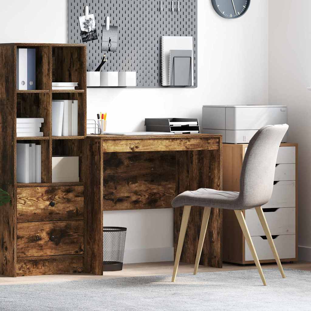 Laud Suitsutatud tamm 80x50x76 cm Töödeldud Puit
