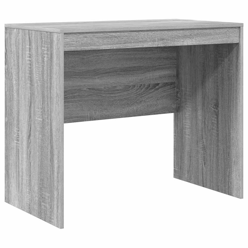 vidaXL birou de scris gri  gri sonoma lemn prelucrat 90 x 50 x 76 cm