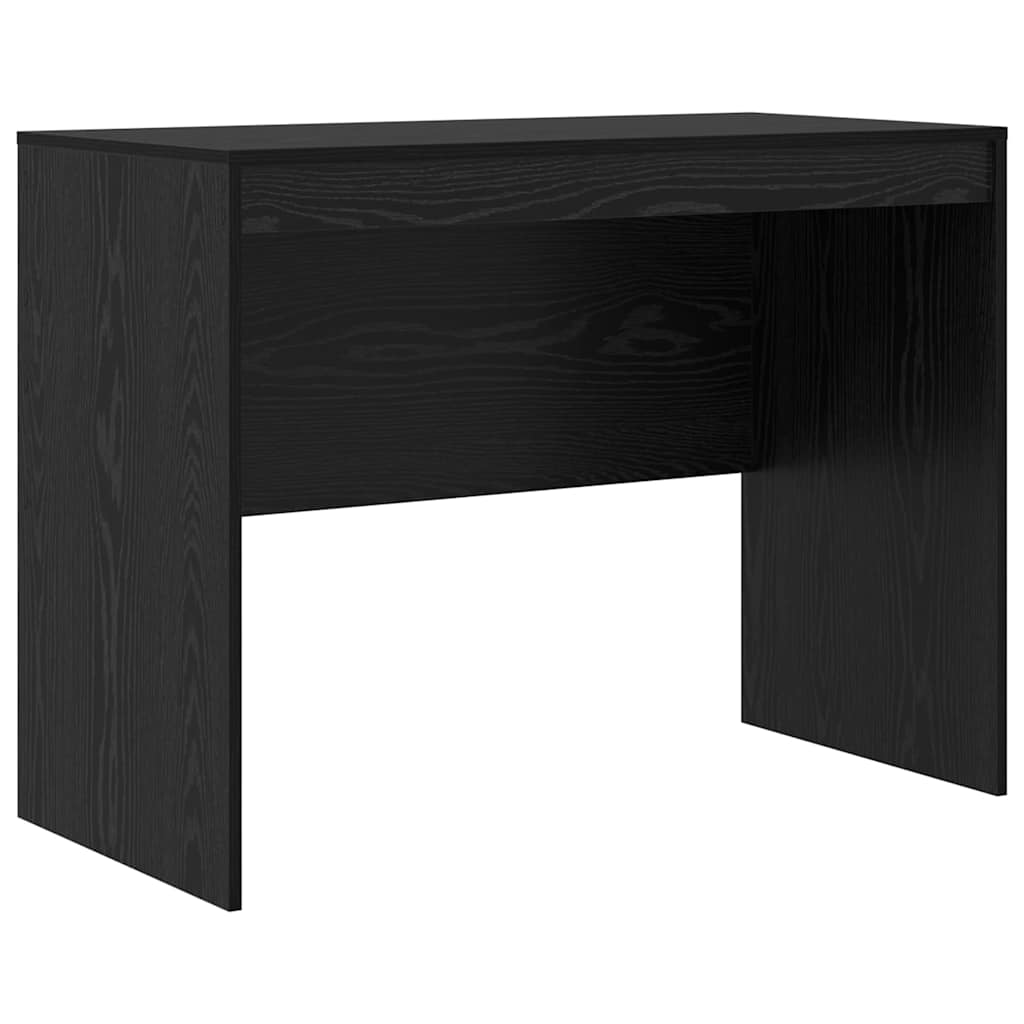 vidaXL Íróasztal Fekete tölgy Mérnöki fa 100 x 50 x 76 cm Tartós