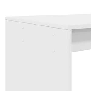 Stůl s policí Bílá 108 x 55 x 103.5 cm kompozitní dřevo - obrázek 8