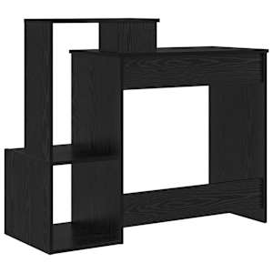 Stůl se zásuvkou Černý dub 106 x 41 x 88.5 cm kompozitní dřevo - obrázek 8