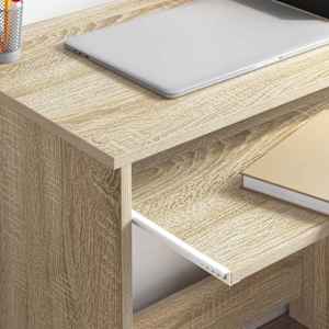 Stůl se zásuvkou Sonoma dub 106 x 41 x 88.5 cm kompozitní dřevo - obrázek 4