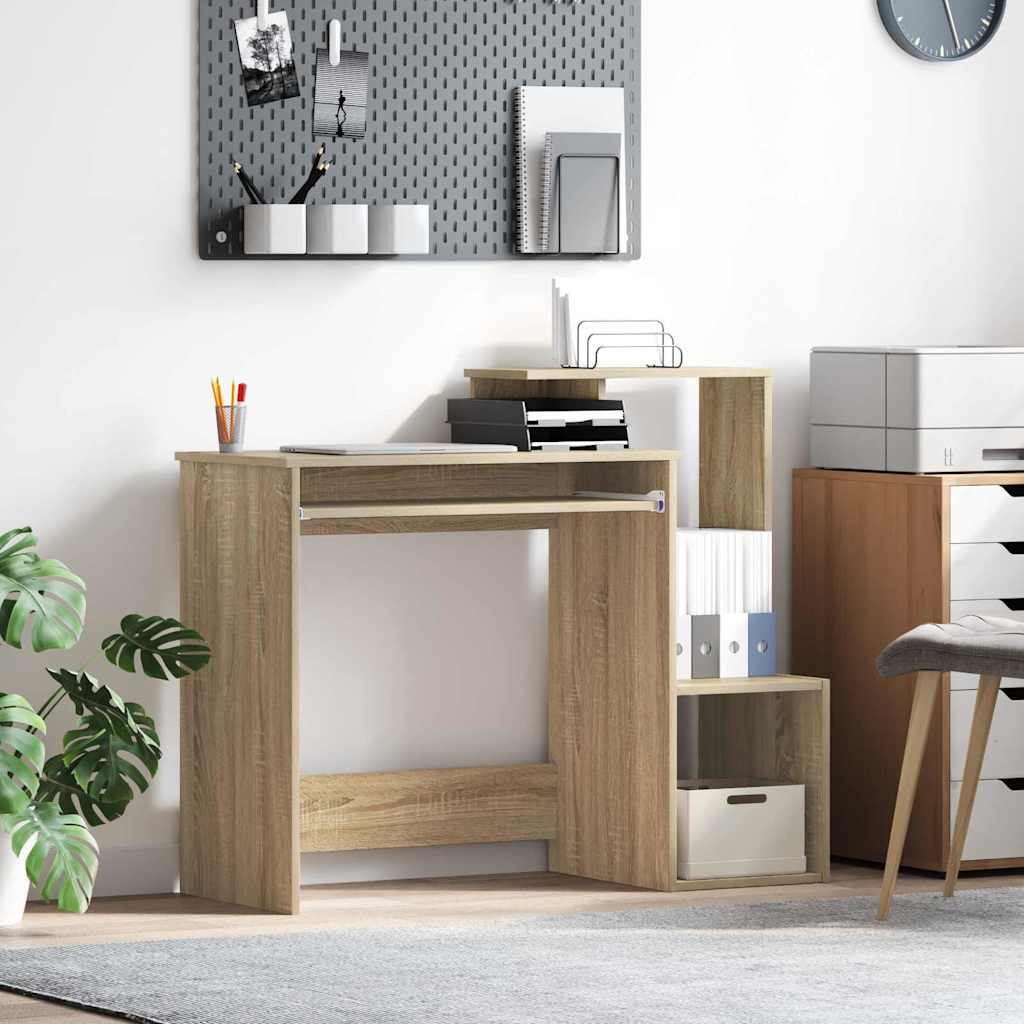 Bureau en chêne de Sonoma Chêne de Sonoma MDF avec placage en chêne