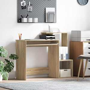 Stůl se zásuvkou Sonoma dub 106 x 41 x 88.5 cm kompozitní dřevo - obrázek 1