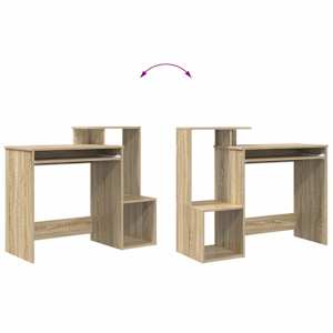 Stůl se zásuvkou Sonoma dub 106 x 41 x 88.5 cm kompozitní dřevo - obrázek 11