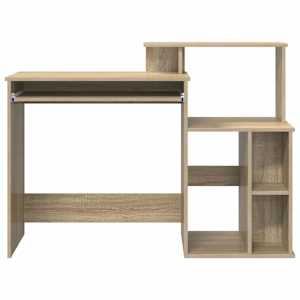Stůl s policí Sonoma dub 120,5 x 44 x 88,5 cm kompozitní dřevo - obrázek 6