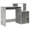 vidaXL Laud Betoonhall 120,5 x 44 x 88,5 cm Tehispuit