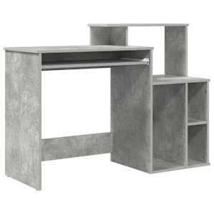 vidaXL Laud Betoonhall 120,5 x 44 x 88,5 cm Tehispuit