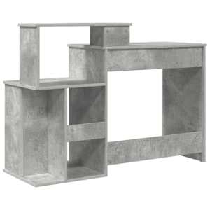Stůl Betonově šedá 120,5 x 44 x 88,5 cm kompozitní dřevo - obrázek 7