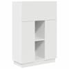 vidaXL Laud Valge 71,5 x 31,5 x 106,5 cm Tehispuit