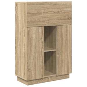 vidaXL Laud Sonoma tamm 71,5 x 31,5 x 106,5 cm Tehispuit
