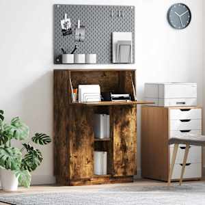 Miza Dimljeni oreh 71.5 x 31.5 x 106.5 cm Konstruiran les