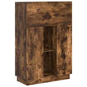 vidaXL Laud Suitsetatud tamm 71,5 x 31,5 x 106,5 cm Tehispuit