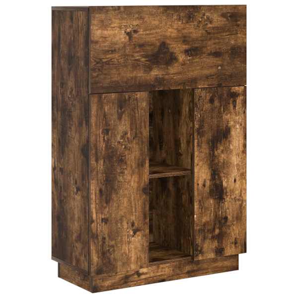 vidaXL Laud Suitsetatud tamm 71,5 x 31,5 x 106,5 cm Tehispuit