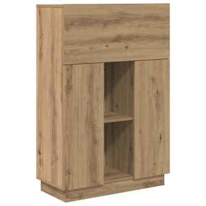 Stůl Artisanový dub 71,5 x 31,5 x 106,5 cm kompozitní dřevo - obrázek 2