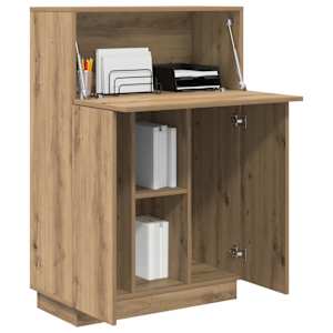 Stůl Artisanový dub 71,5 x 31,5 x 106,5 cm kompozitní dřevo - obrázek 3