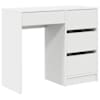 vidaXL Laud Valge Tehispuit 90 x 37.5 x 75 cm