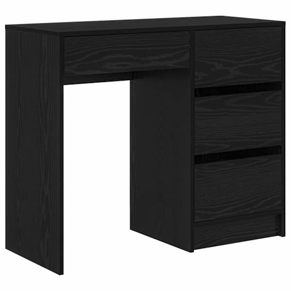 vidaXL Laud Must tamm Tehispuit 90 x 37.5 x 75 cm