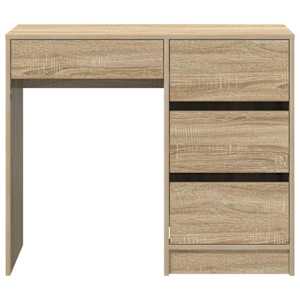 Stůl se zásuvkou Sonoma dub 90 x 37.5 x 75 cm kompozitní dřevo - obrázek 6