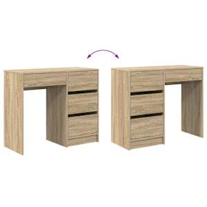 Stůl se zásuvkou Sonoma dub 90 x 37.5 x 75 cm kompozitní dřevo - obrázek 10
