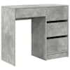 vidaXL Laud Betoonhall Tehispuit 90 x 37.5 x 75 cm