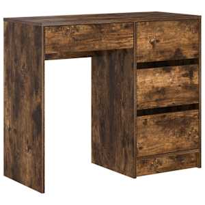 vidaXL Laud Suitsetatud tamm Tehispuit 90 x 37.5 x 75 cm
