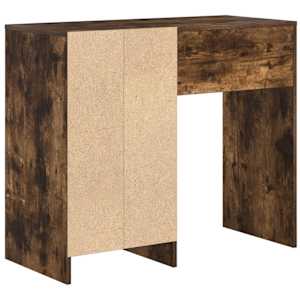 Stůl se zásuvkou Kouřový dub 90 x 37.5 x 75 cm kompozitní dřevo - obrázek 8