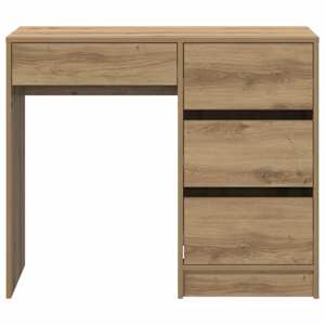 Stůl Artisanový dub 90 x 37.5 x 75 cm kompozitní dřevo - obrázek 6