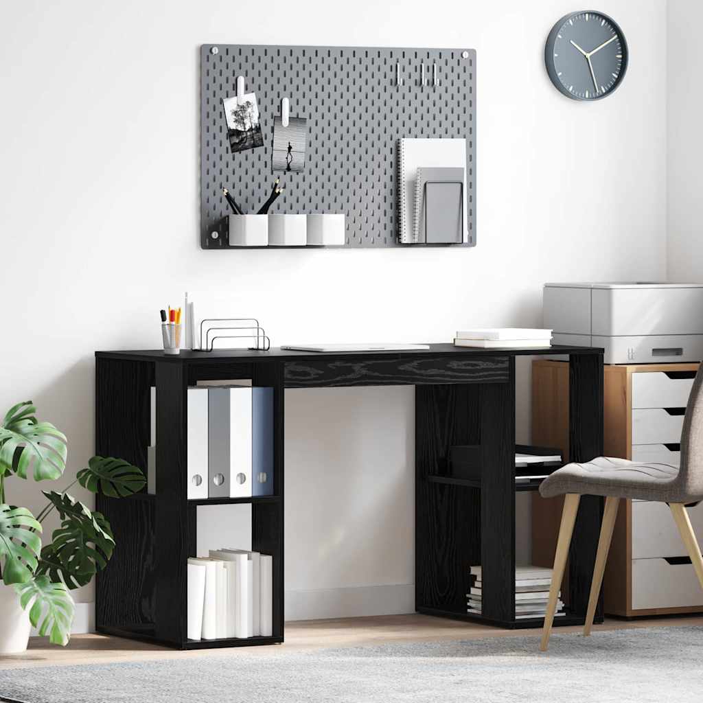 Bureau en chêne noir Chêne noir MDF Moyen Bureau en chêne noir