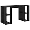 vidaXL Laud Must tamm Tehispuit 130 x 50.5 x 75 cm
