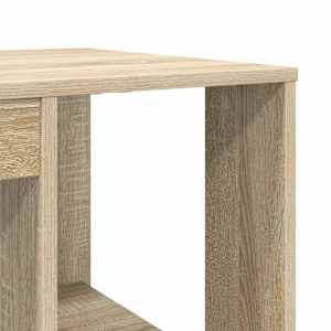 Stůl s policí Sonoma dub 130 x 50.5 x 75 cm kompozitní dřevo - obrázek 8
