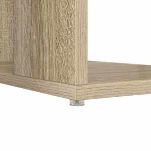 Stůl s policí Sonoma dub 130 x 50.5 x 75 cm kompozitní dřevo - obrázek 9
