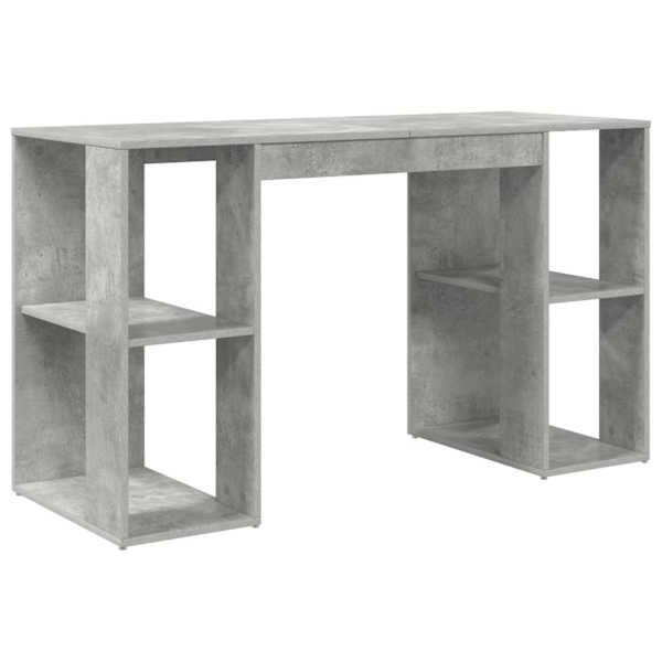 vidaXL Laud Betoonhall Tehispuit 130 x 50.5 x 75 cm