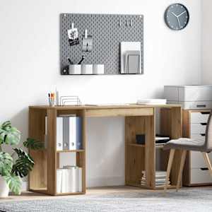 Stůl Artisanový dub 130 x 50.5 x 75 cm kompozitní dřevo - obrázek 1