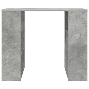 Stůl s policí Betonově šedá 90 x 50 x 75 cm kompozitní dřevo - obrázek 5