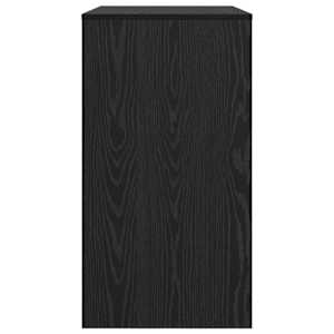 Stůl se zásuvkou Černý dub 77,5 x 43 x 79 cm kompozitní dřevo - obrázek 7