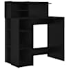 vidaXL Laud Must tamm Tehispuit 90 x 48 x 101,5 cm